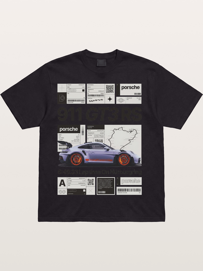 GT3 RS Poster Cotton T-shirt