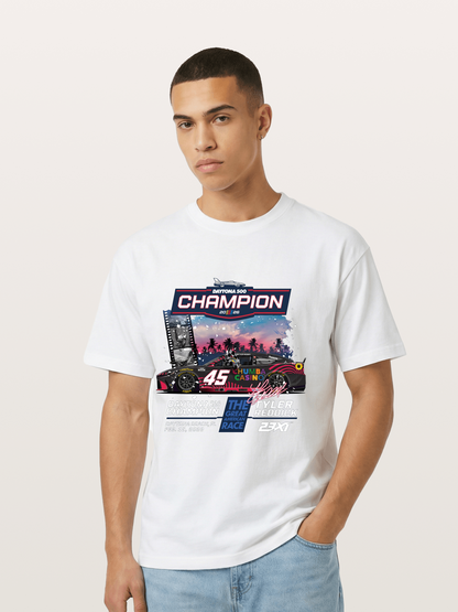 Tyler Reddick 45 Champion Car Art Gildan T-shirt