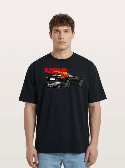Lexus LFA Racing Collage Art Cotton T-shirt