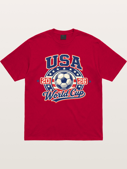 USA World Cup 2026 Retro Badge Gildan T-shirt