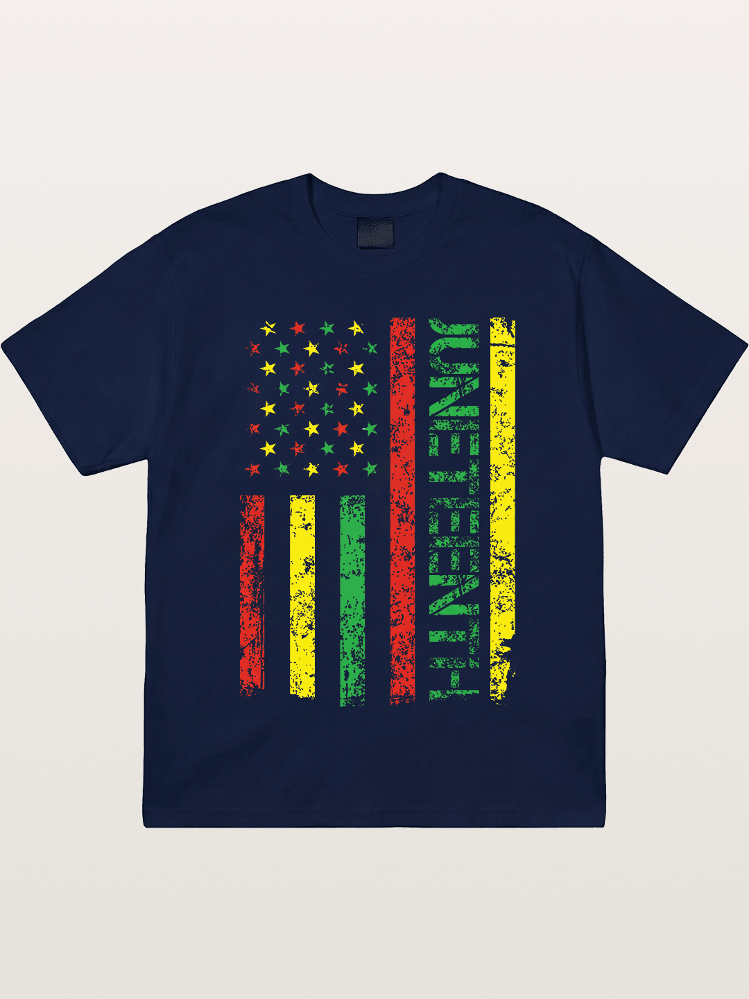 Juneteenth Stars and Stripes Design Gildan T-shirt