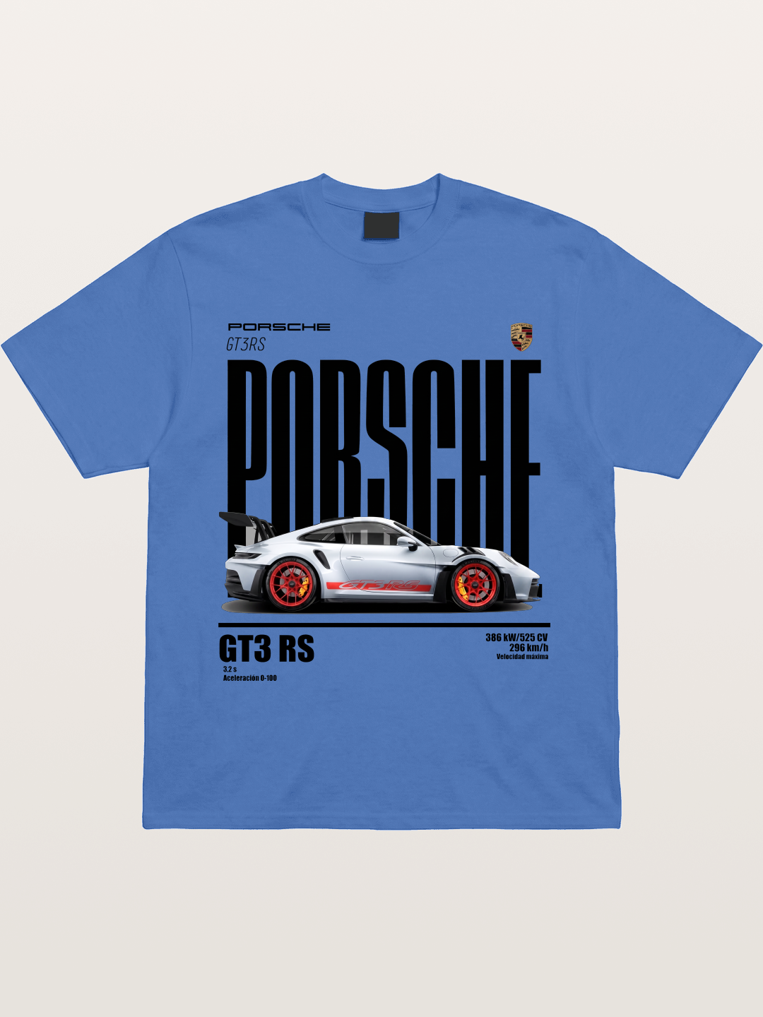 Porsche 911 GT3RS Widebody Sports Car Gildan T-shirt