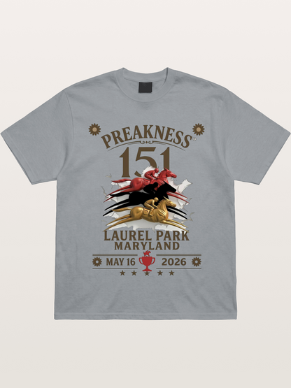 Preakness 151 Laurel Park Print Gildan T-shirt
