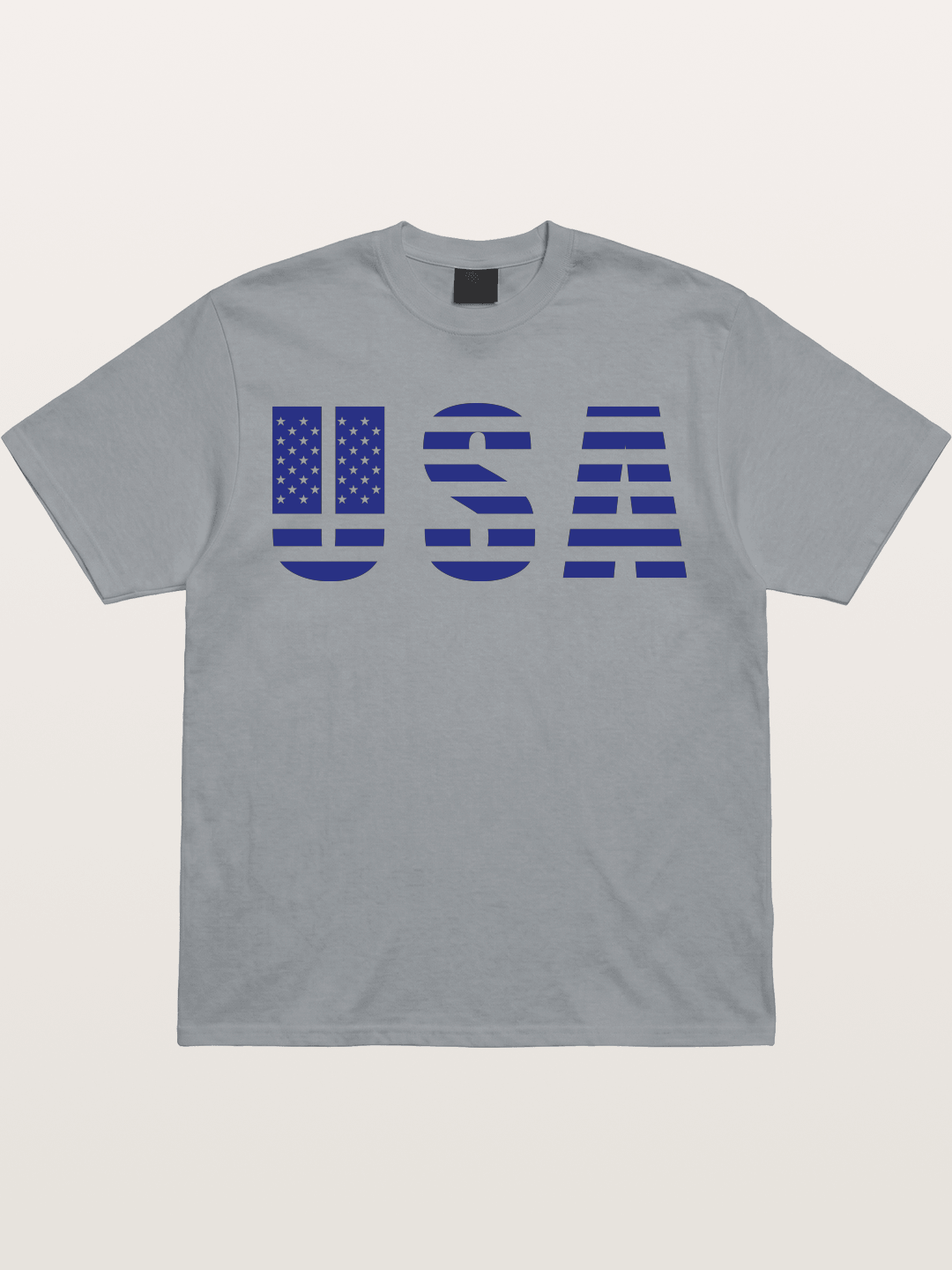 Blue Tone USA American Flag Gildan T-shirt