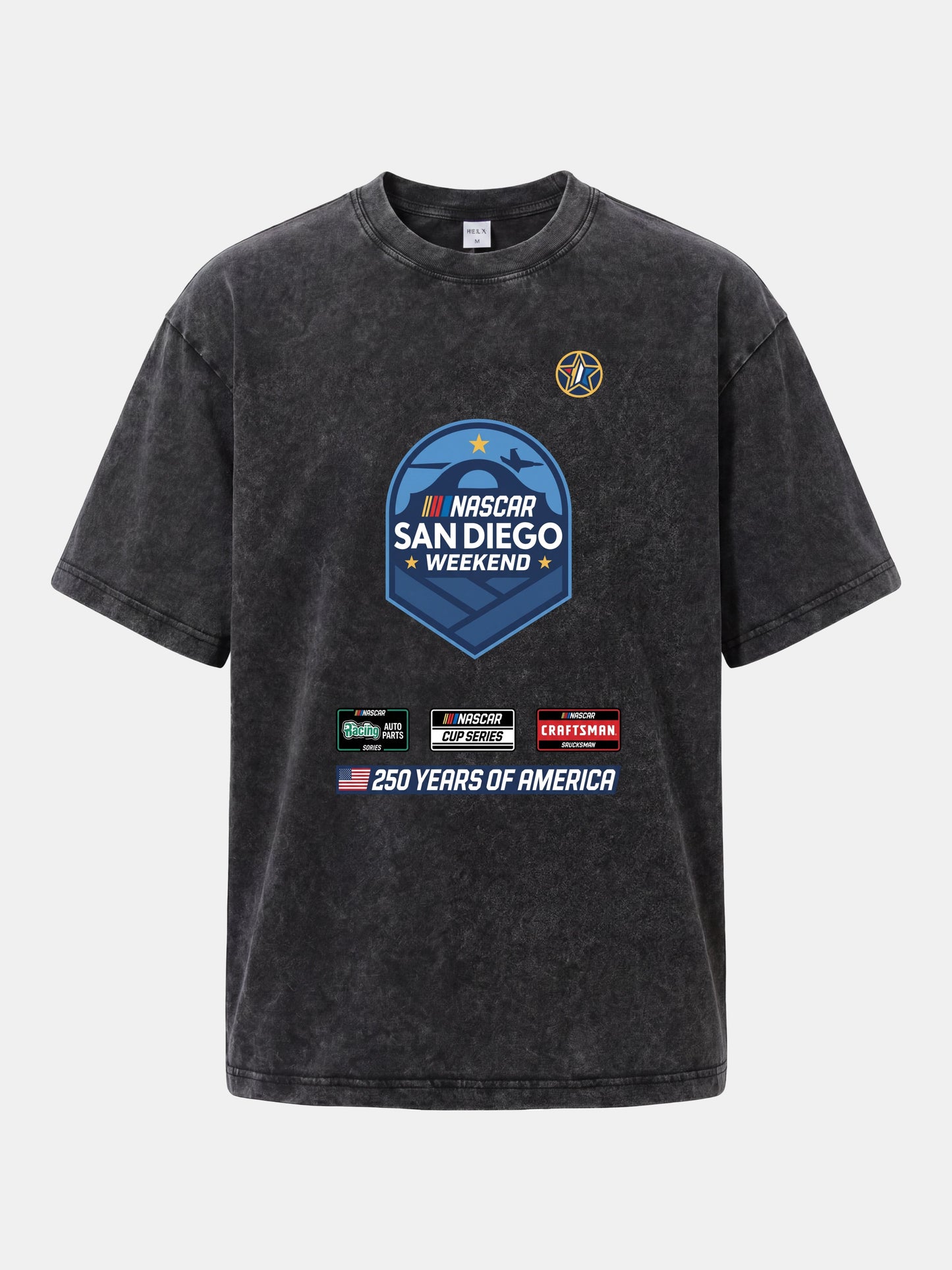 San Diego NASCAR Shield Crest Washed T-shirt