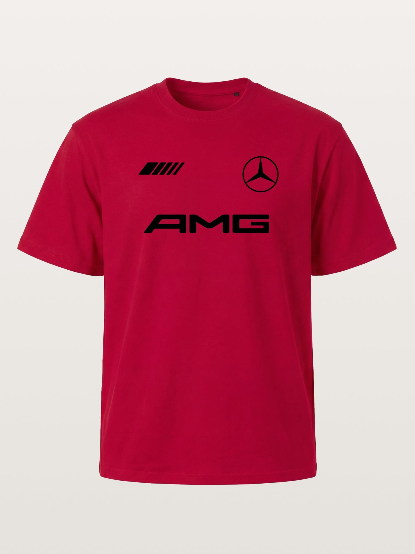 Bold Black AMG With Three Strip Mark Gildan T-shirt