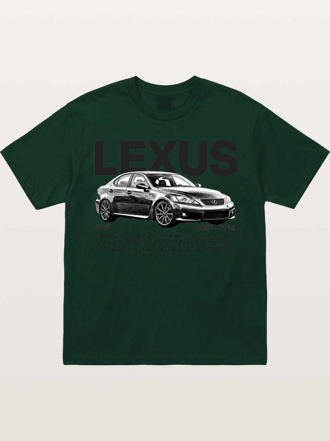 Lexus IS F 2007-2014 Print Gildan T-shirt