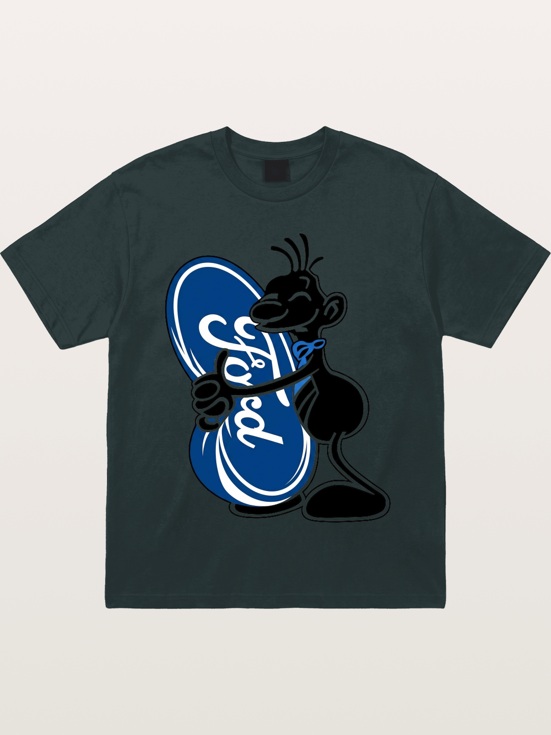 Cartoon Hugging Ford Logo Gildan T-shirt