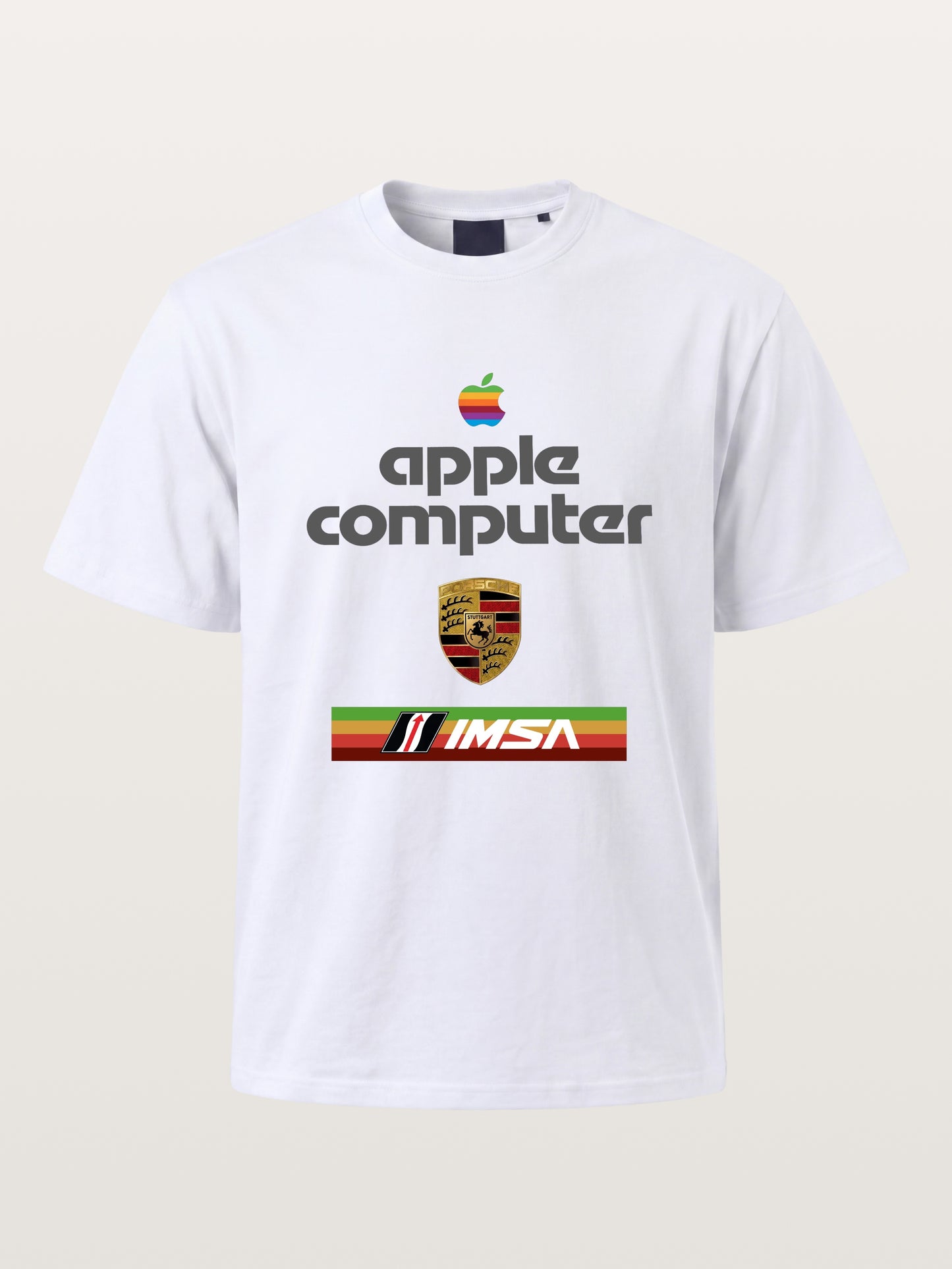 Apple IMSA Porsche Three Brand Combo Gildan T-shirt