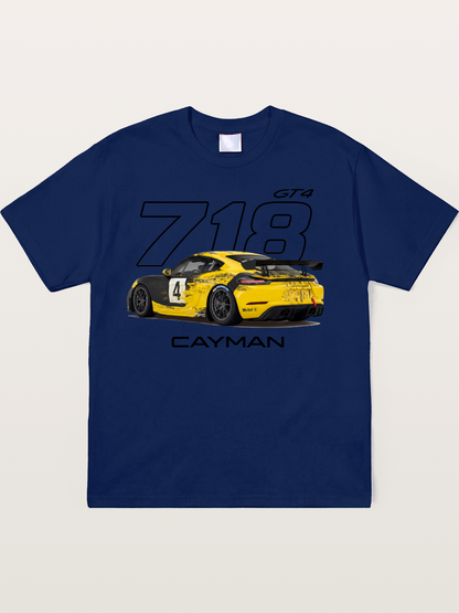 Porsche 718 Cayman GT4 Poster Soft-Stay T-shirt