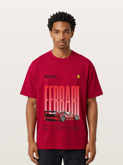 Gradient Red Gildan T-shirt