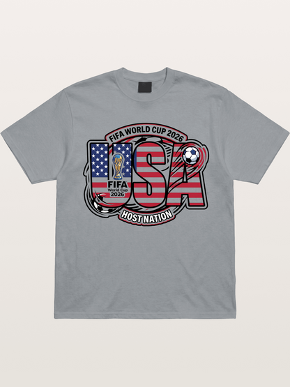 USA 2026 World Cup Typography Gildan T-shirt
