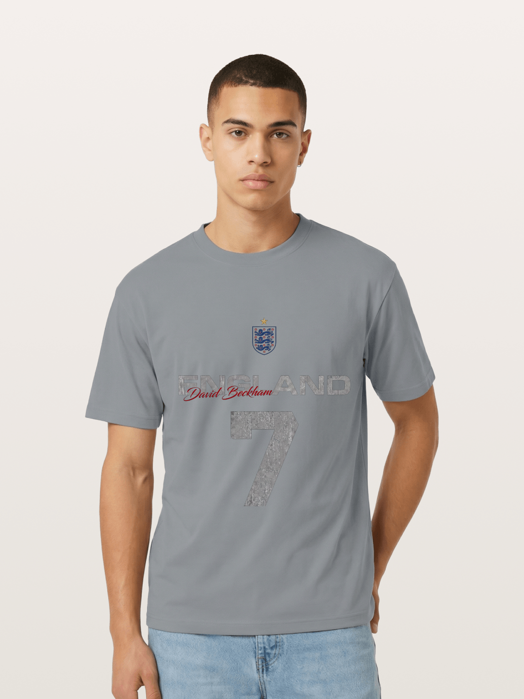 England Beckham 7 Vintage Gildan T-shirt