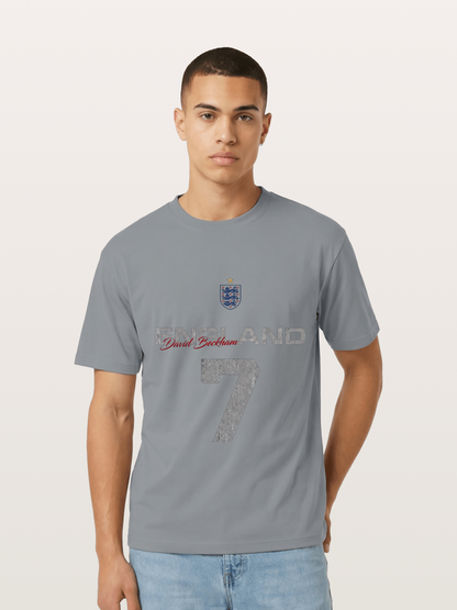 England Beckham 7 Vintage Gildan T-shirt