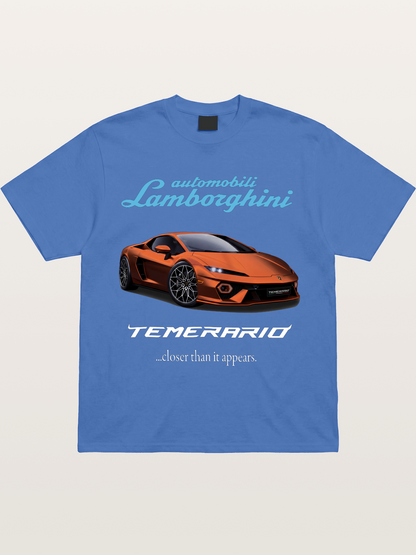 Lamborghini Temerario Orange Sports Car Gildan T-shirt