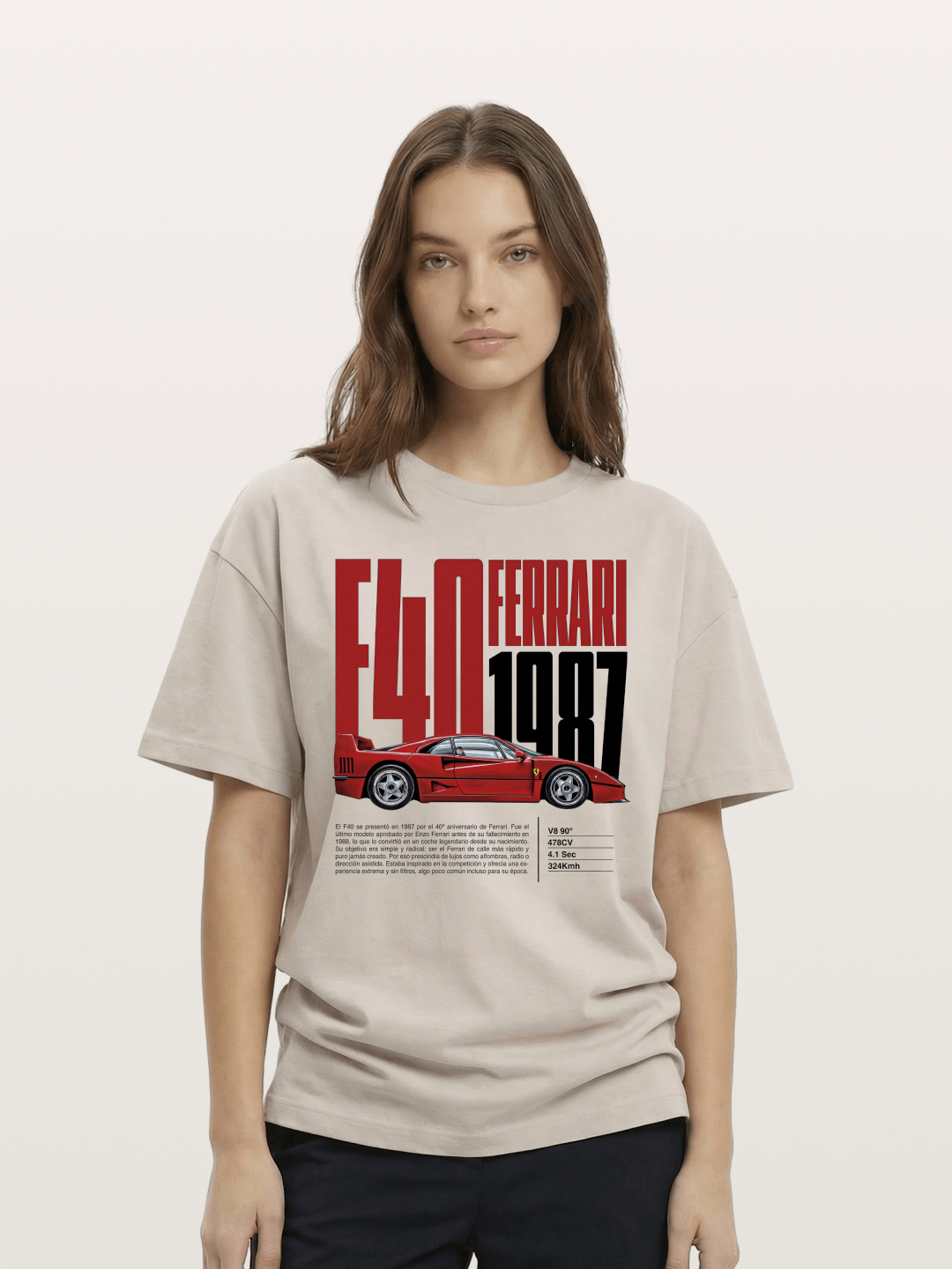 Golden Prancing Cotton T-shirt