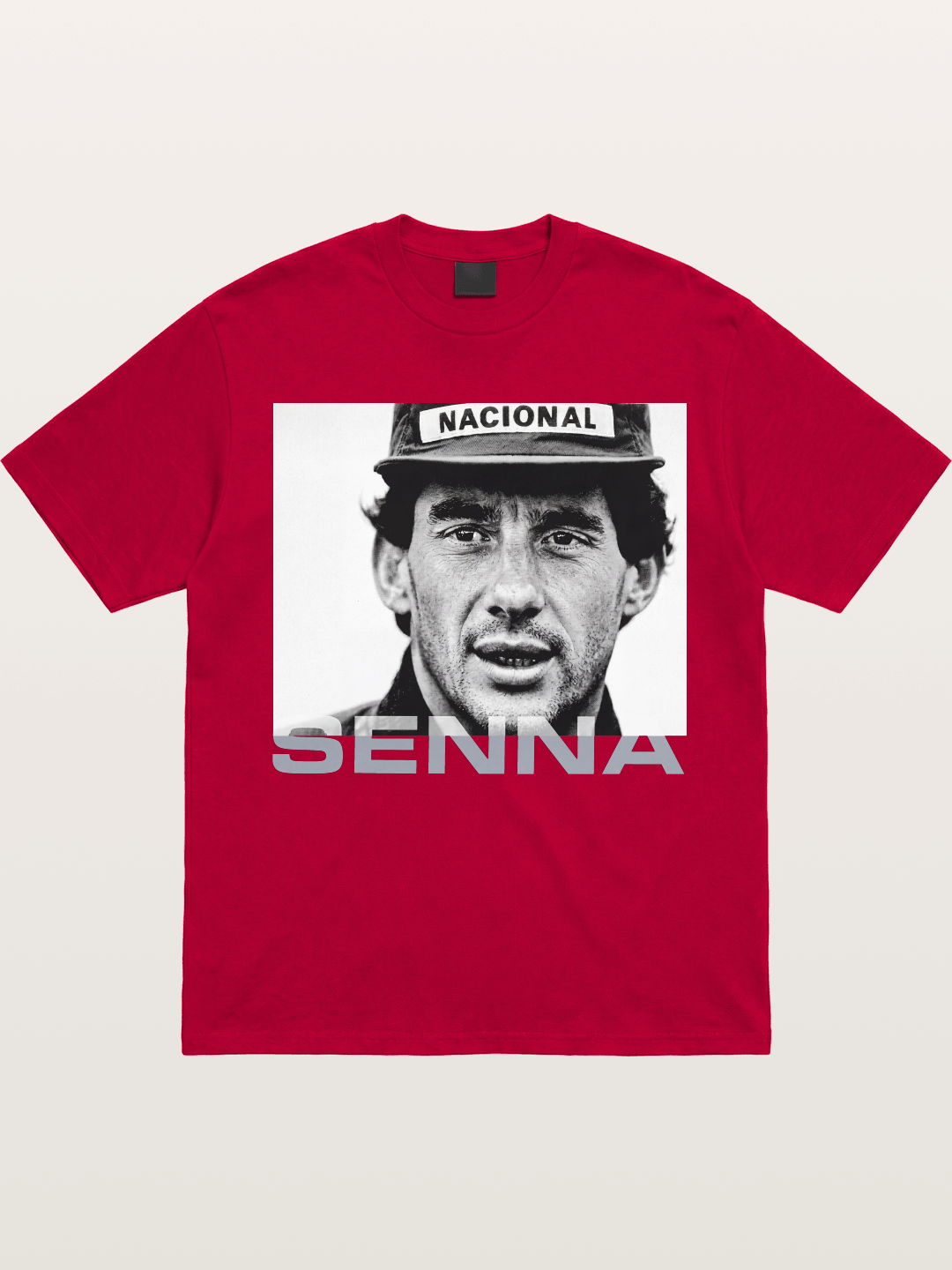 Ayrton Senna Black White Portrait Gildan T-shirt
