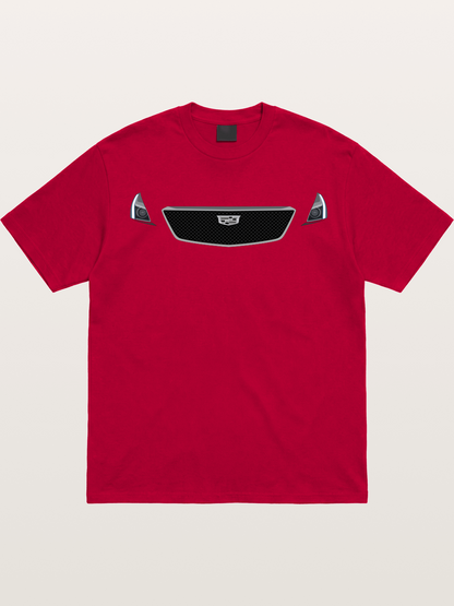 Cadillac Grille and LED Headlights Gildan T-shirt