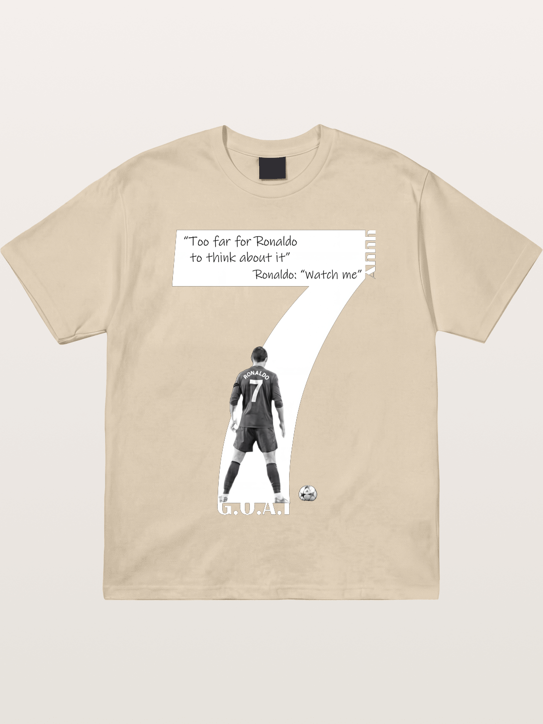 Ronaldo #7 Watch Me Quote Gildan T-shirt