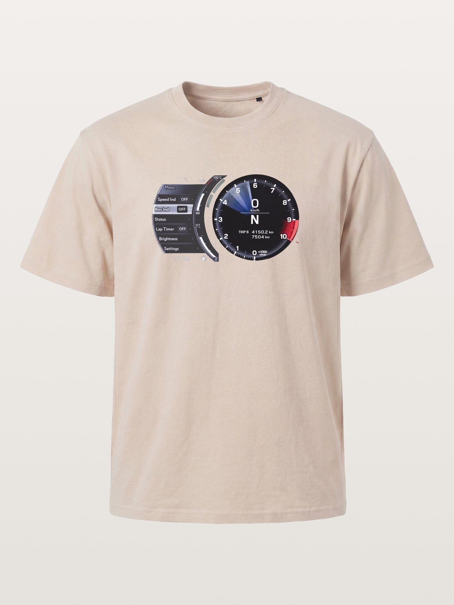 Lexus Analog Tachometer With Menu Panel Cotton T-shirt