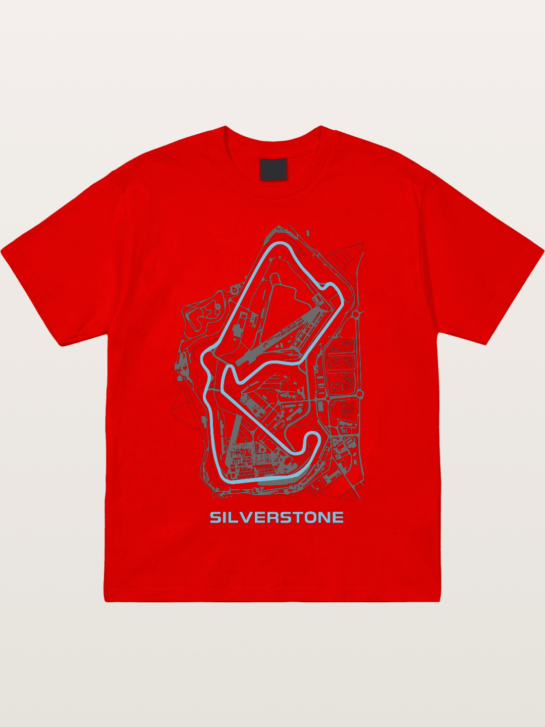 Silverstone F1 Circuit Map Cotton T-shirt