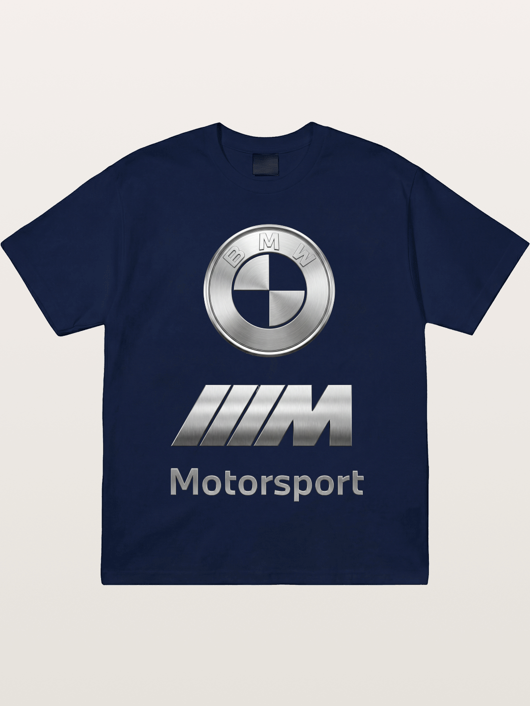 BMW Motorsport Metal Logo Art Gildan T-shirt