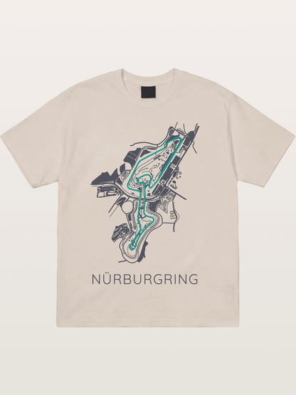 Nu?rburgring Track Diagram Cotton T-shirt
