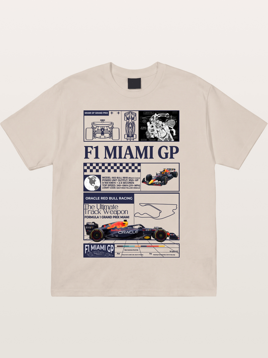 Red Bull RB18 Miami GP Cotton T-shirt