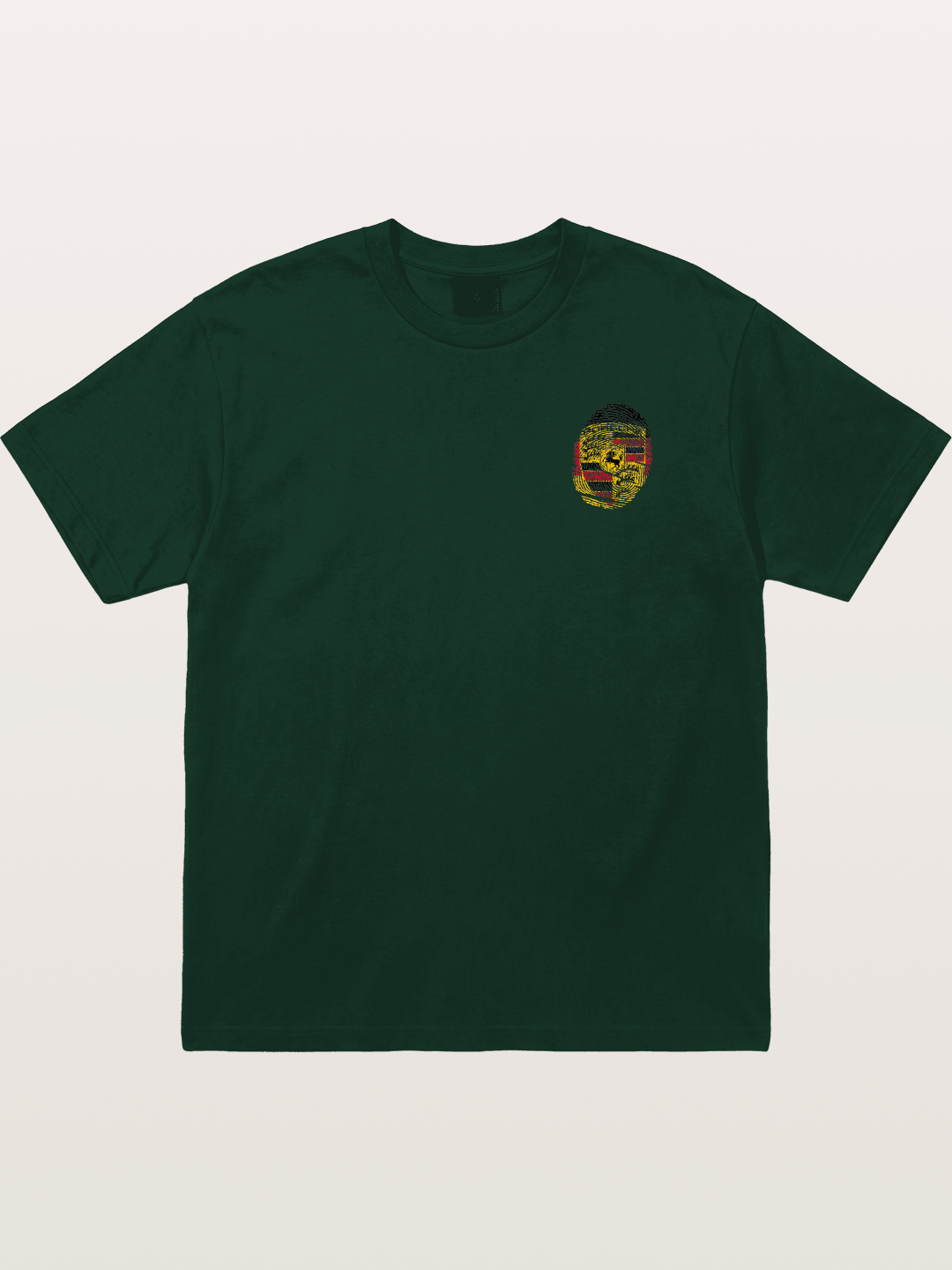 Porsche Crest Fingerprint Gildan T-shirt