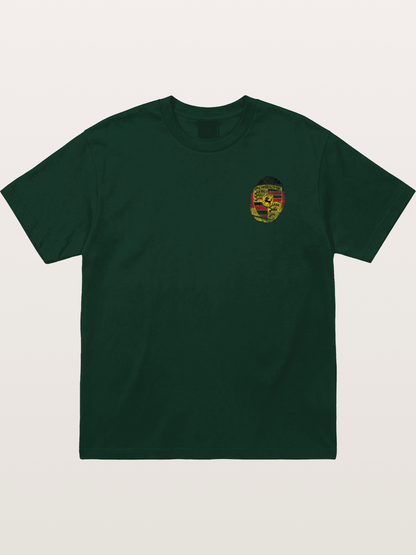 Porsche Crest Fingerprint Gildan T-shirt