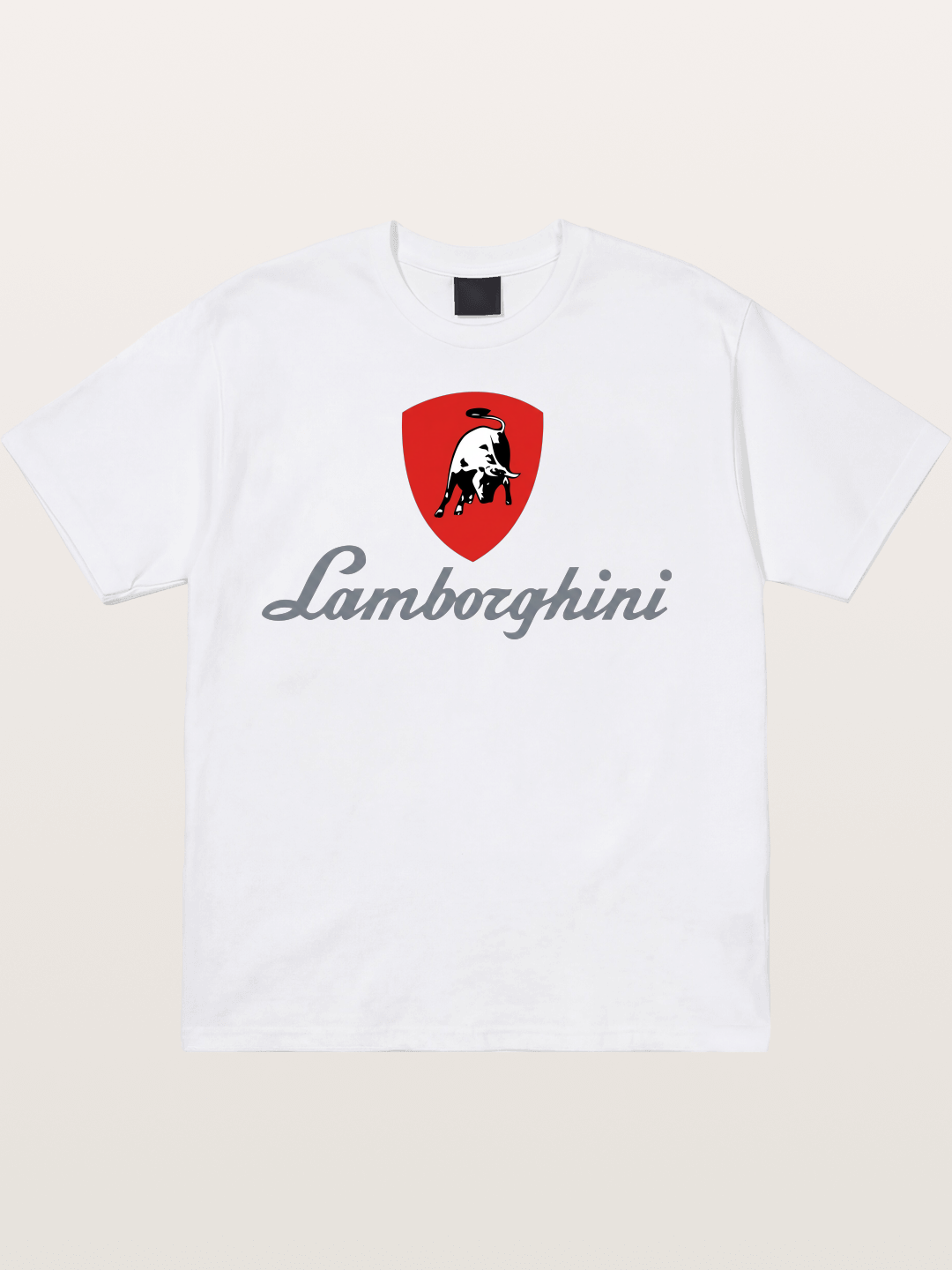 Lamborghini Red Bull Logo Cotton T-shirt