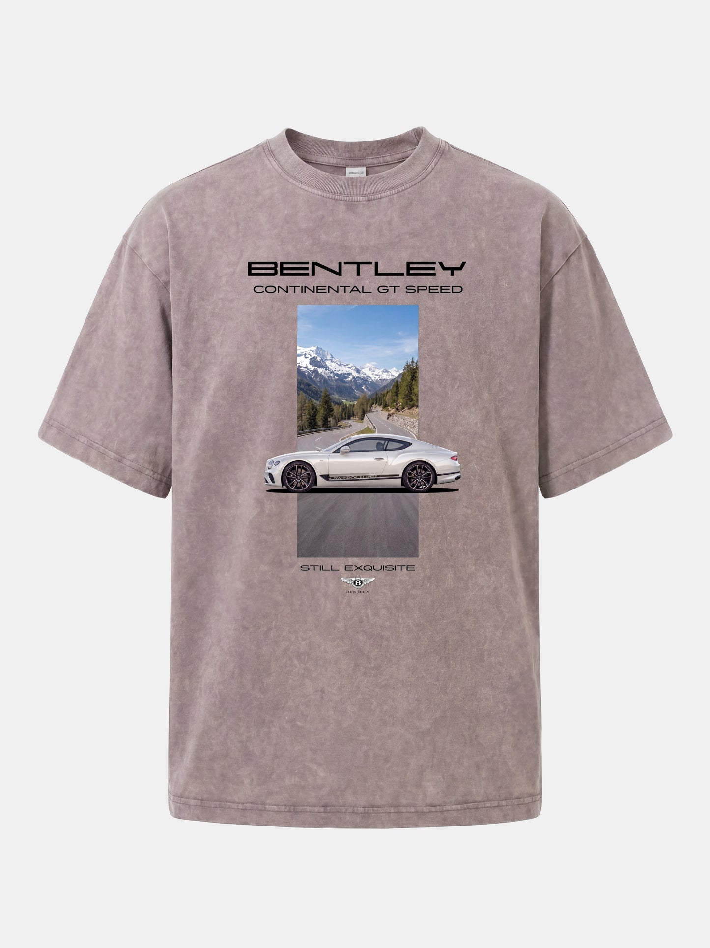 Bentley GT European Manor Print   Washed T-shirt