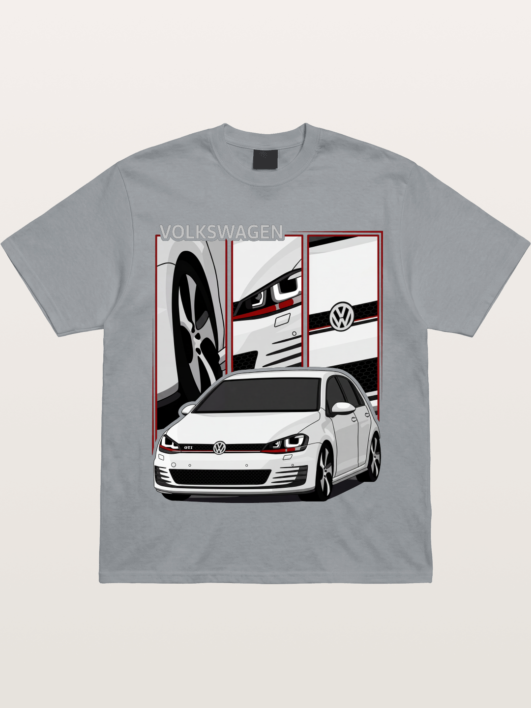 Volkswagen Golf MK7 GTI Front Gildan T-shirt