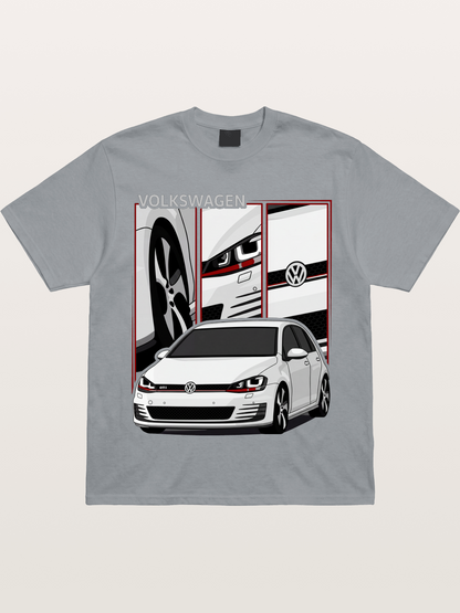 Volkswagen Golf MK7 GTI Front Gildan T-shirt