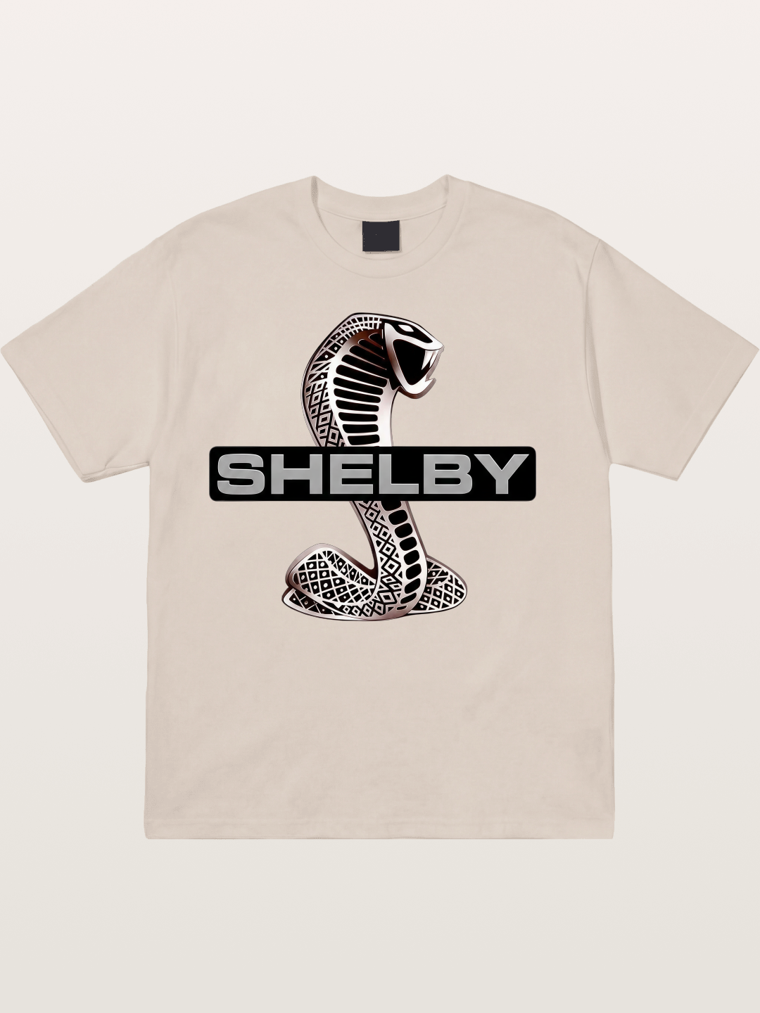 Shelby Cobra Logo Artwork Cotton T-shirt
