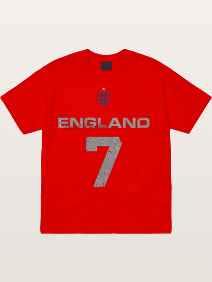 England Beckham 7 Vintage Cotton T-shirt