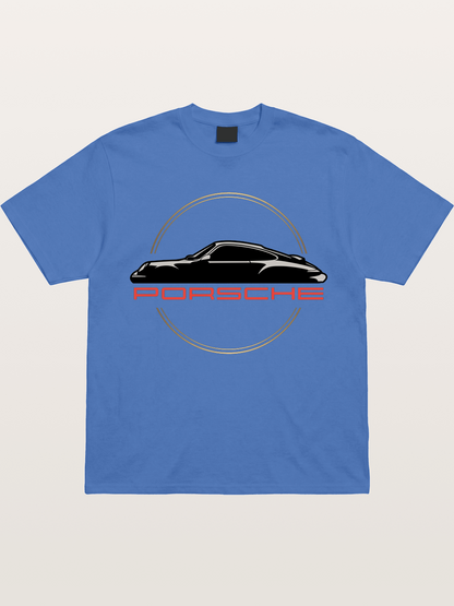 Porsche Silhouette Logo Art Gildan T-shirt