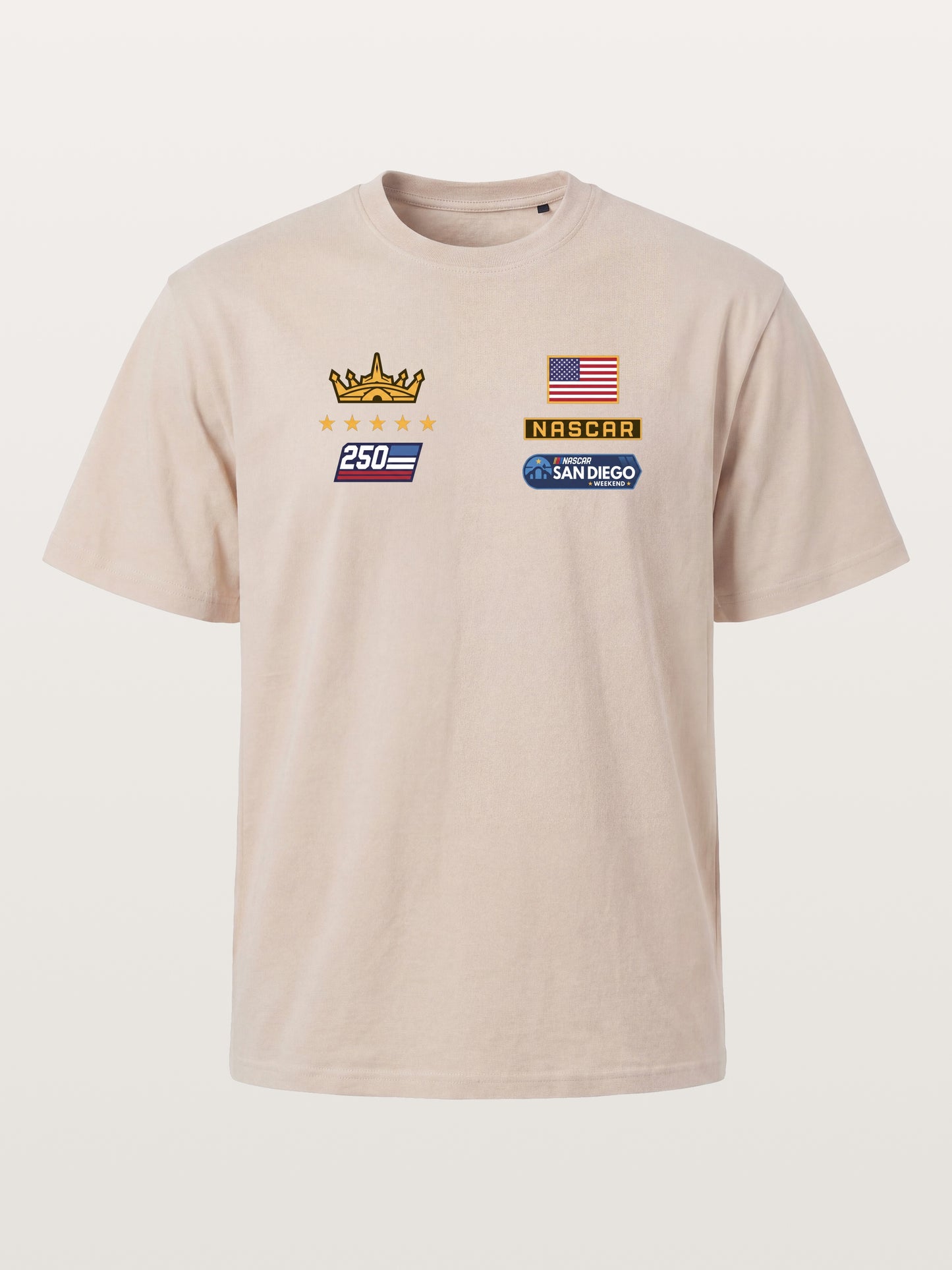 San Diego NASCAR 250th Crown Mark Cotton T-shirt