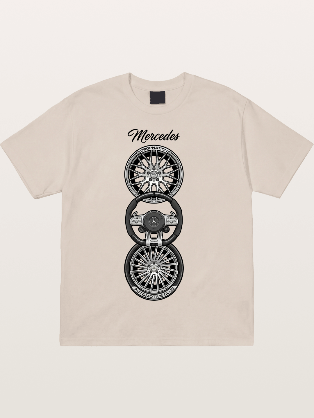 Wheel Stack Cotton T-shirt