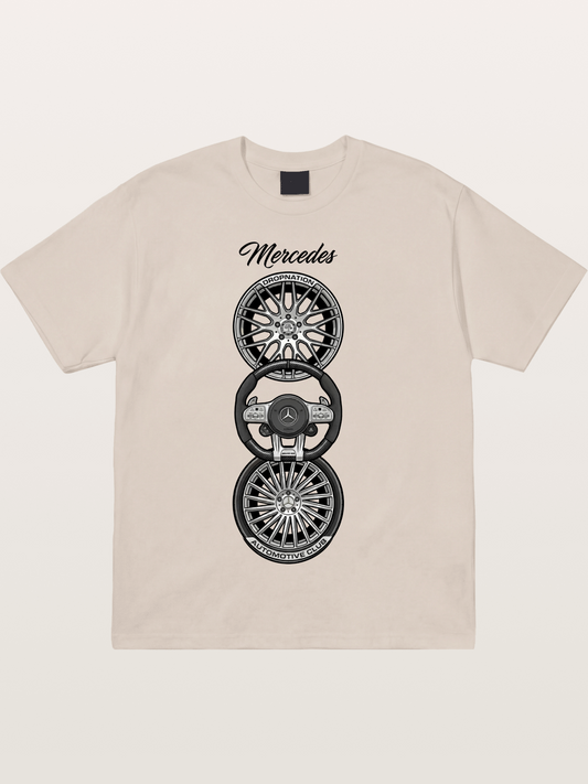 Wheel Stack Cotton T-shirt