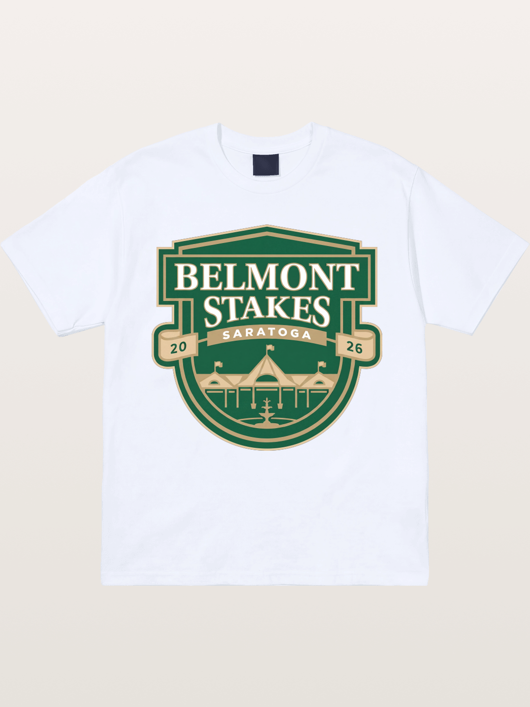 Belmont Stakes Shield Crest Gildan T-shirt