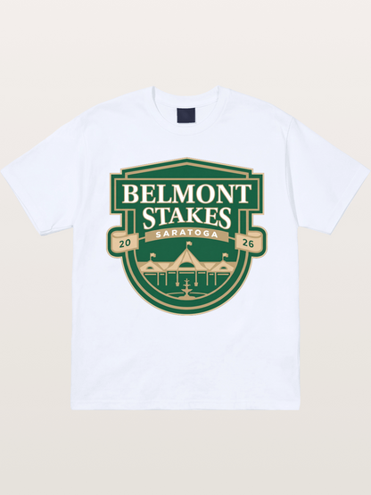 Belmont Stakes Shield Crest Gildan T-shirt