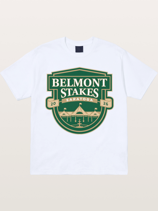 Belmont Stakes Shield Crest Gildan T-shirt