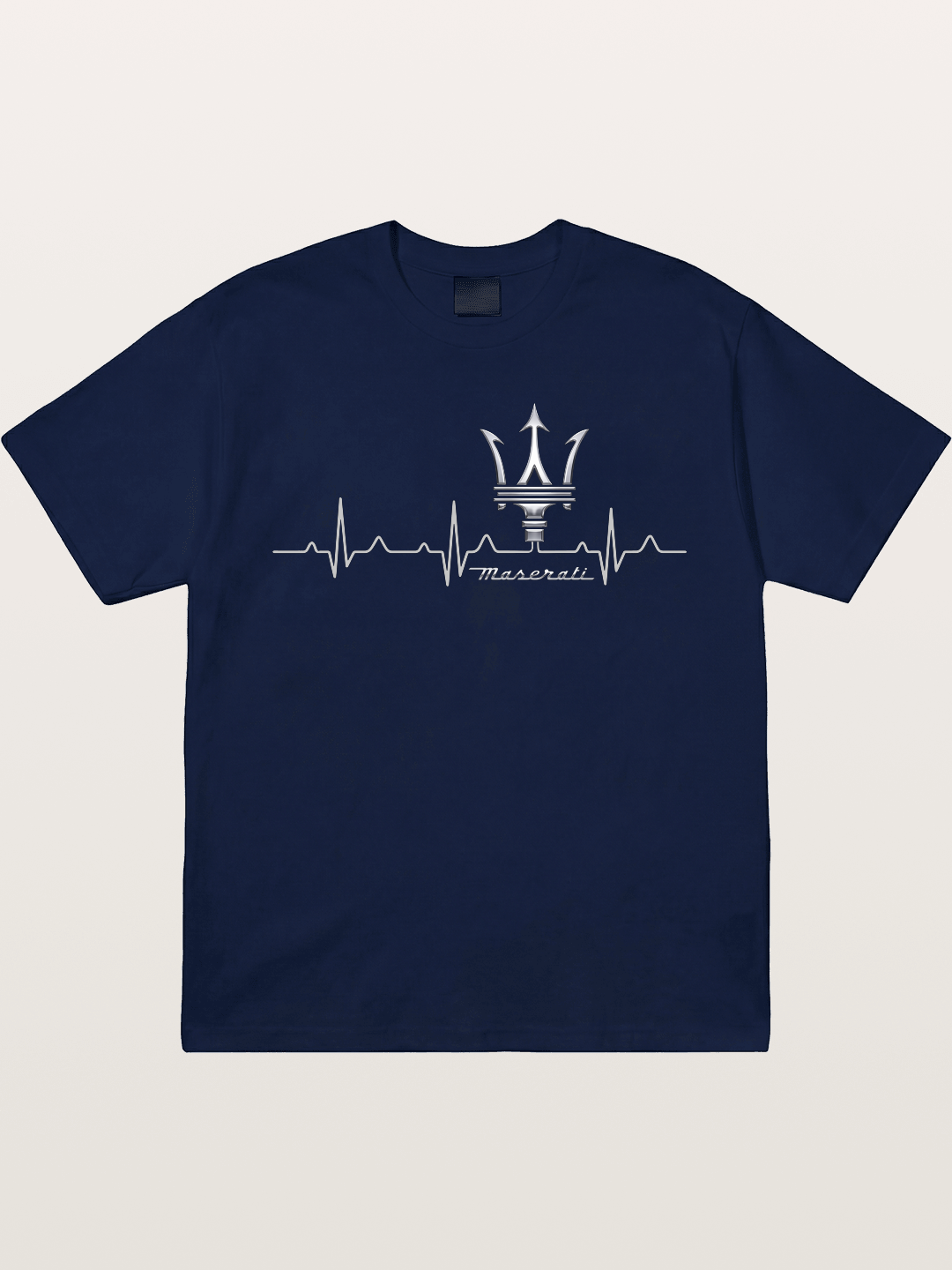 Maserati Heartbeat Emblem Gildan T-shirt