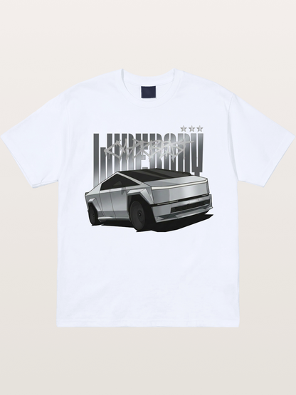 Cybertruck Graffiti Typography Gildan T-shirt