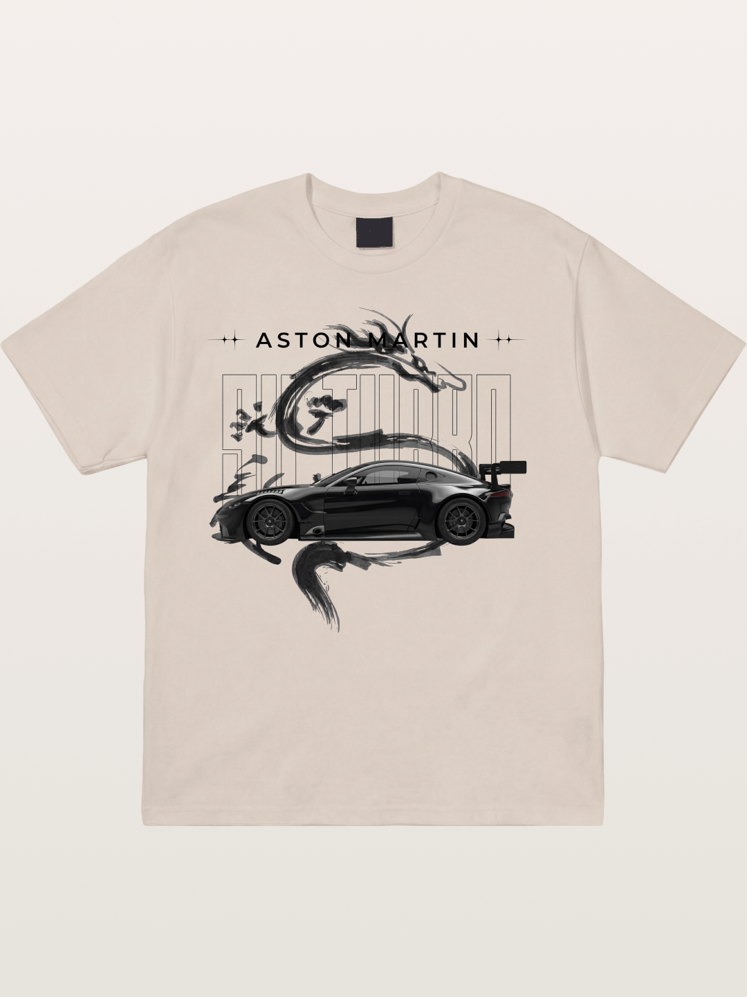 Aston Black Cotton T-shirt