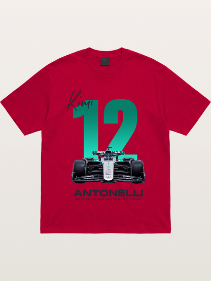 Kimi Antonelli Mercedes F1 12 Gildan T-shirt