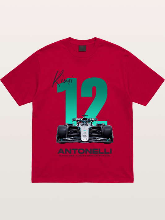 Kimi Antonelli Mercedes F1 12 Gildan T-shirt