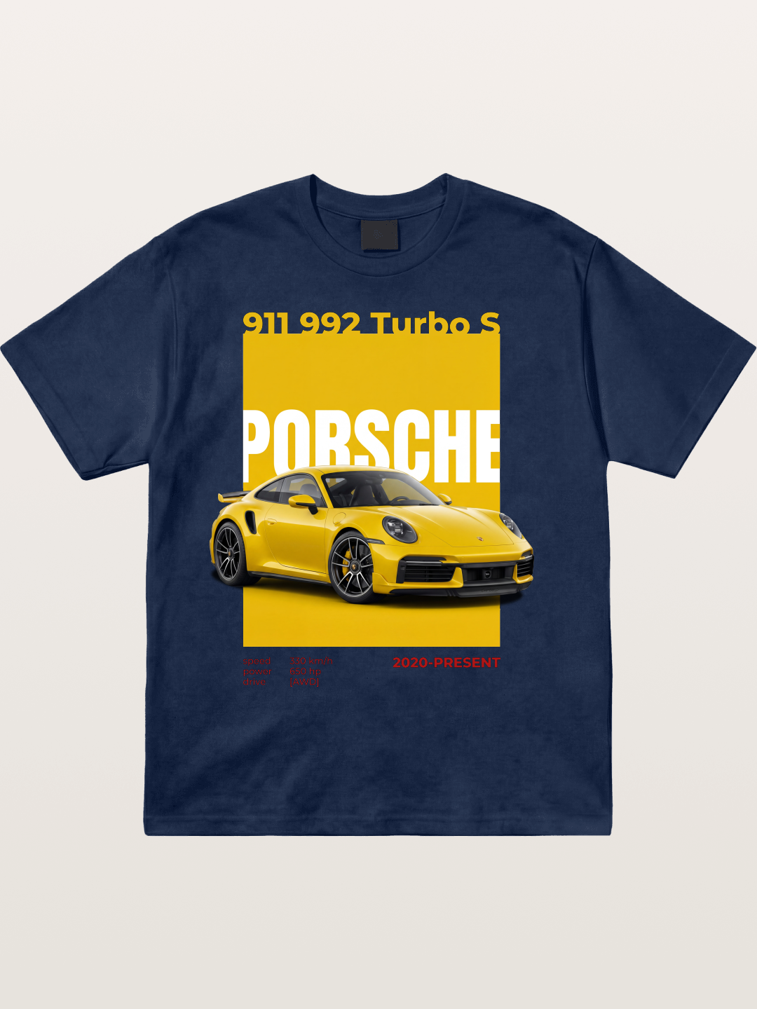 911 AWD Supercar Cotton T-shirt