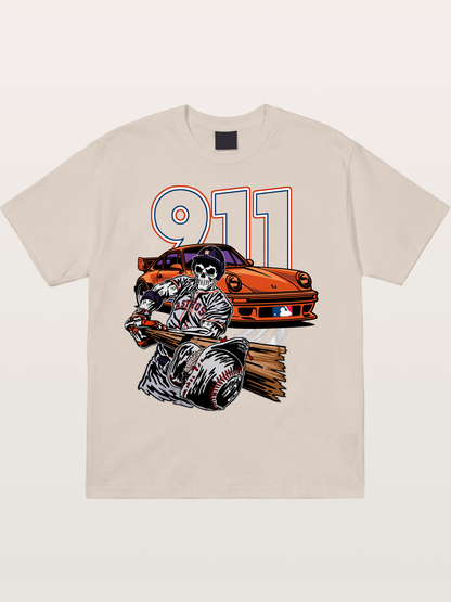 Skull Slugger Cotton T-shirt